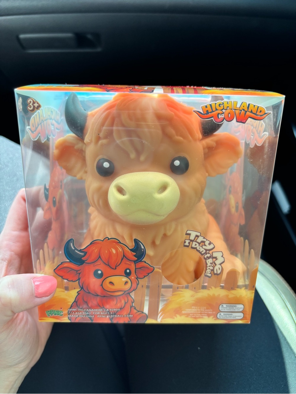 Highland Cow Squishy Toy New Squeezy fidget toy